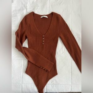 Abercrombie and Fitch Rust Bodysuit